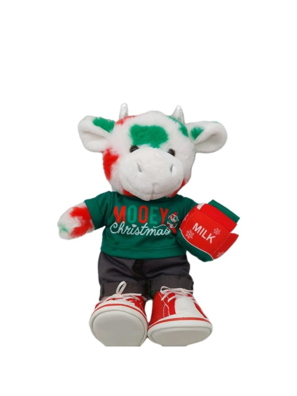 Build-A-Bear Holiday Moo Cow Mooey Christmas Outfit Plush Animal 12"